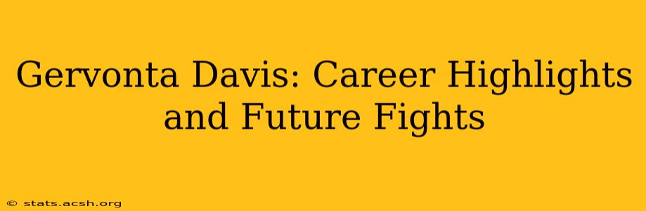 Gervonta Davis: Career Highlights and Future Fights