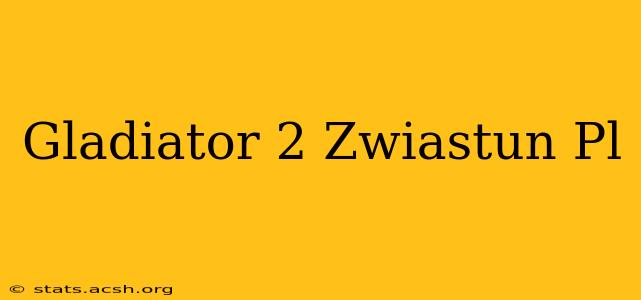 Gladiator 2 Zwiastun Pl