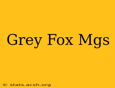 Grey Fox Mgs