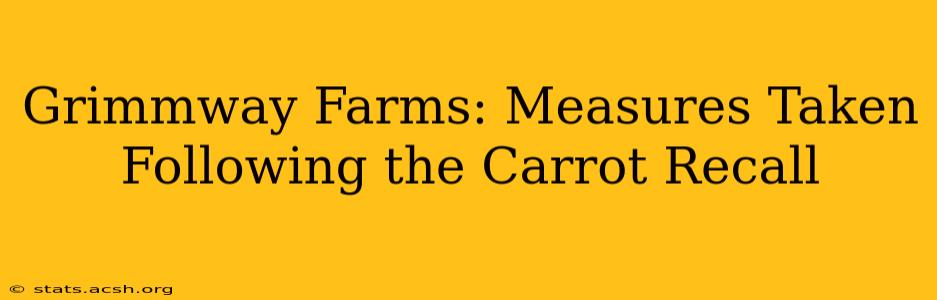 Grimmway Farms: Measures Taken Following the Carrot Recall