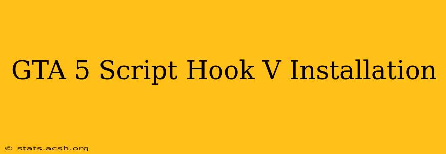 GTA 5 Script Hook V Installation