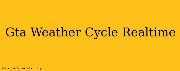 Gta Weather Cycle Realtime