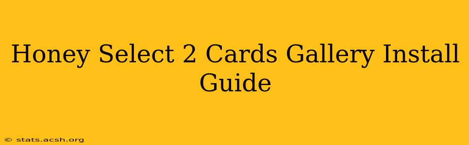 Honey Select 2 Cards Gallery Install Guide