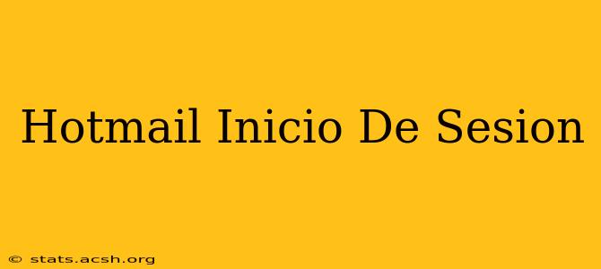 Hotmail Inicio De Sesion