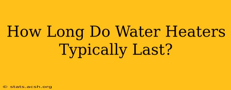 How Long Do Water Heaters Typically Last?