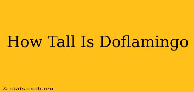 How Tall Is Doflamingo