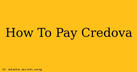 How To Pay Credova