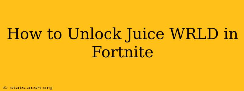 How to Unlock Juice WRLD in Fortnite