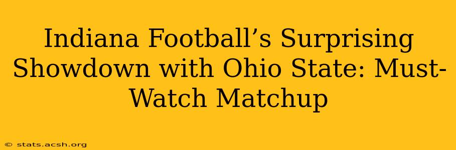 Indiana Football’s Surprising Showdown with Ohio State: Must-Watch Matchup