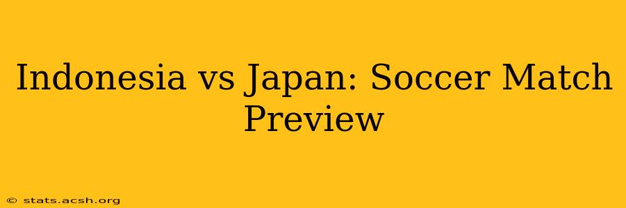 Indonesia vs Japan: Soccer Match Preview