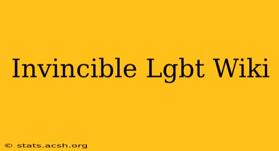 Invincible Lgbt Wiki