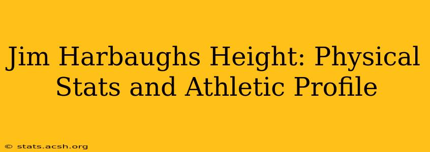 Jim Harbaughs Height: Physical Stats and Athletic Profile