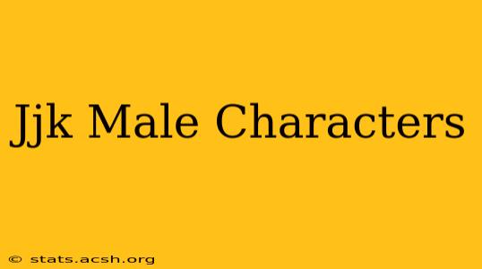 Jjk Male Characters