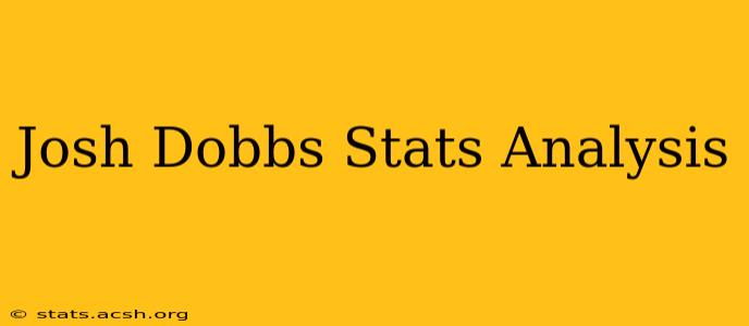 Josh Dobbs Stats Analysis