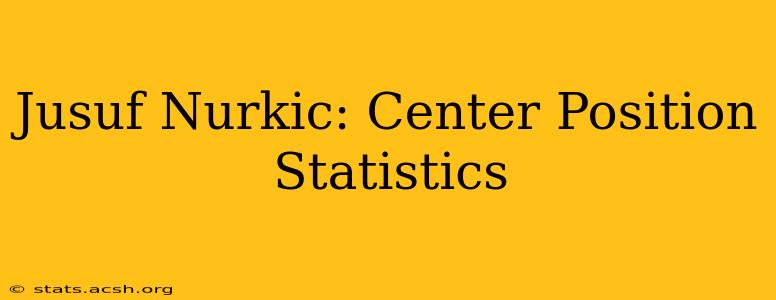 Jusuf Nurkic: Center Position Statistics