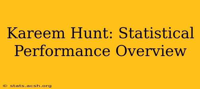 Kareem Hunt: Statistical Performance Overview