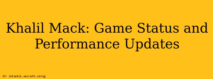 Khalil Mack: Game Status and Performance Updates