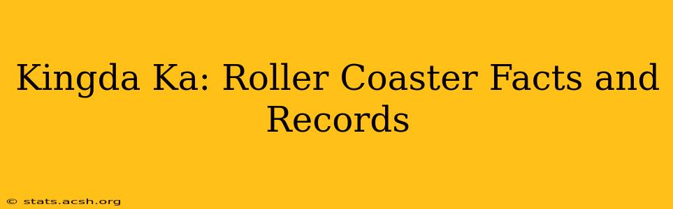 Kingda Ka: Roller Coaster Facts and Records