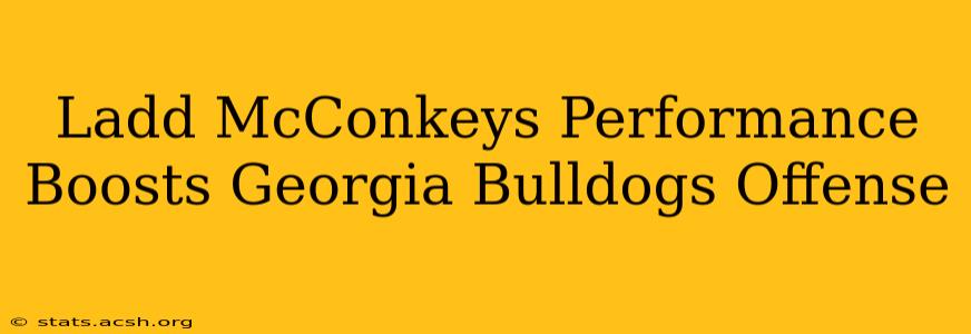 Ladd McConkeys Performance Boosts Georgia Bulldogs Offense