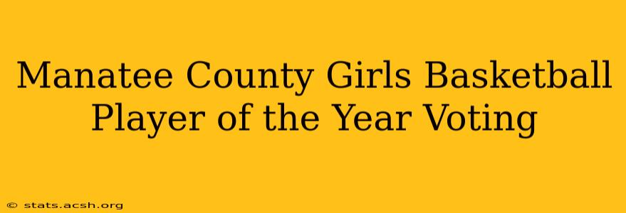 Manatee County Girls Basketball Player of the Year Voting