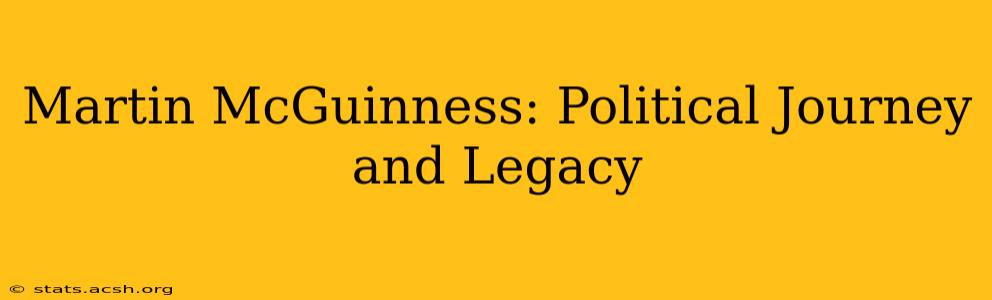 Martin McGuinness: Political Journey and Legacy