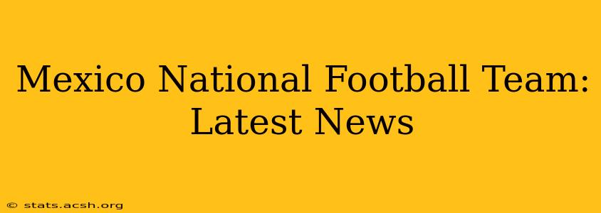 Mexico National Football Team: Latest News