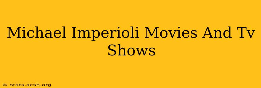 Michael Imperioli Movies And Tv Shows