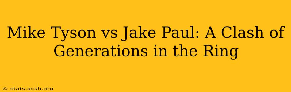 Mike Tyson vs Jake Paul: A Clash of Generations in the Ring