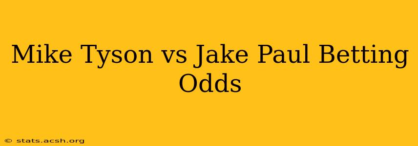 Mike Tyson vs Jake Paul Betting Odds