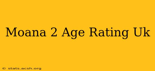 Moana 2 Age Rating Uk