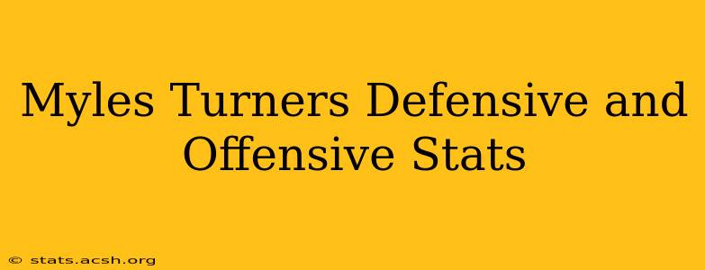 Myles Turners Defensive and Offensive Stats