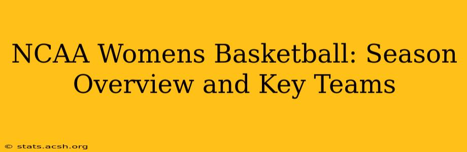 NCAA Womens Basketball: Season Overview and Key Teams