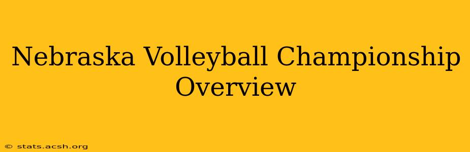 Nebraska Volleyball Championship Overview