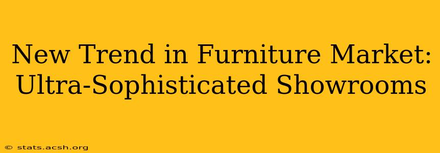 New Trend in Furniture Market: Ultra-Sophisticated Showrooms