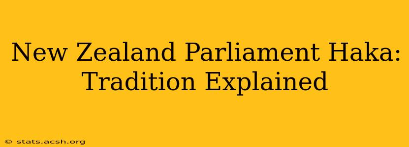 New Zealand Parliament Haka: Tradition Explained