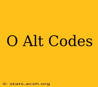 O Alt Codes