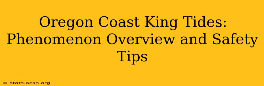 Oregon Coast King Tides: Phenomenon Overview and Safety Tips