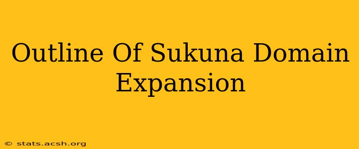 Outline Of Sukuna Domain Expansion