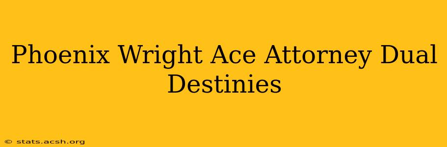 Phoenix Wright Ace Attorney Dual Destinies