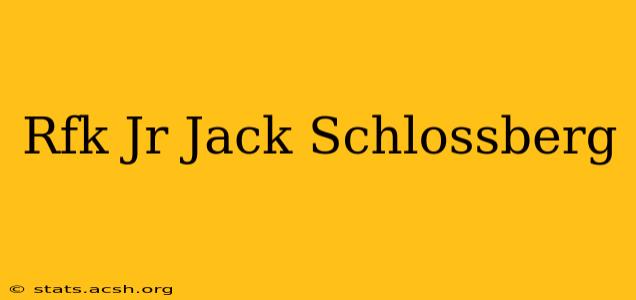 Rfk Jr Jack Schlossberg