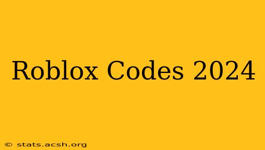 Roblox Codes 2024