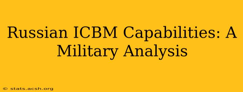 Russian ICBM Capabilities: A Military Analysis