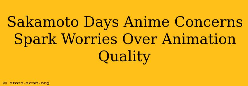 Sakamoto Days Anime Concerns Spark Worries Over Animation Quality