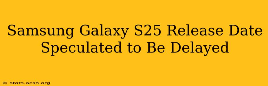 Samsung Galaxy S25 Release Date Speculated to Be Delayed