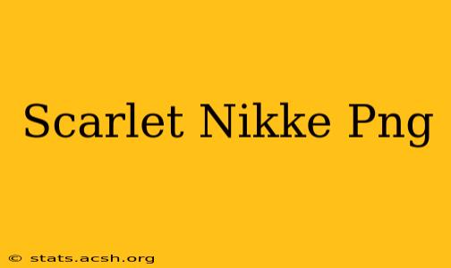 Scarlet Nikke Png