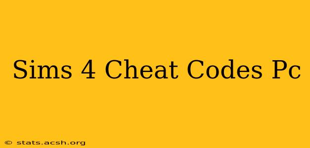 Sims 4 Cheat Codes Pc