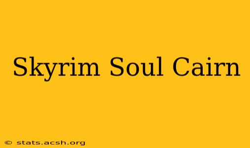 Skyrim Soul Cairn