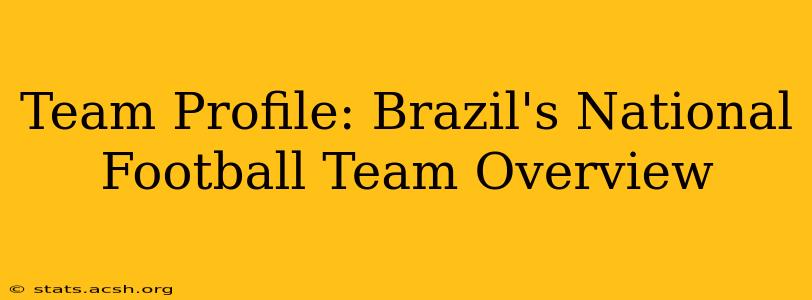 Team Profile: Brazil's National Football Team Overview