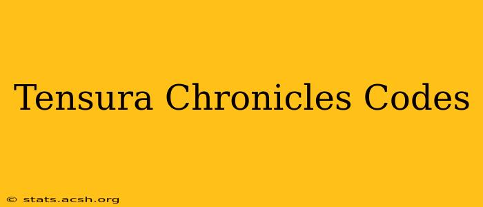 Tensura Chronicles Codes