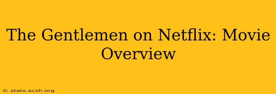 The Gentlemen on Netflix: Movie Overview